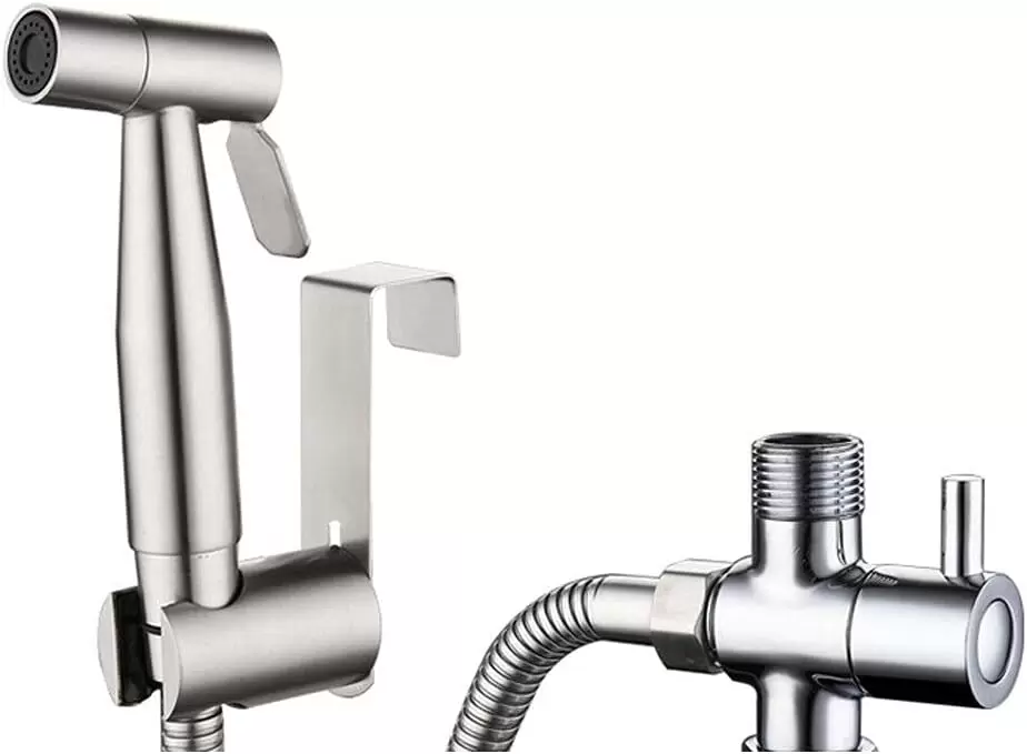 Ducha de mano de acero inoxidable 304, estilo bidé, pulverizador, grifo mezclador, cabezal