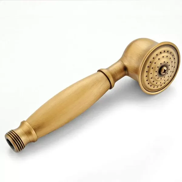 Grifo para bañera de hidromasaje, grifo de latón retro con ducha de mano, montaje en pared, grifos de ducha Grifo para bañera de hidromasaje, grifo de latón retro con ducha de mano, montaje en pared, grifos de ducha