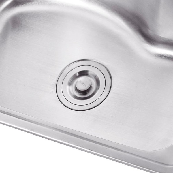 Fregadero de acero inoxidable con cesta de desagüe - fregadero de cocina de 65*44 armarios para cocina