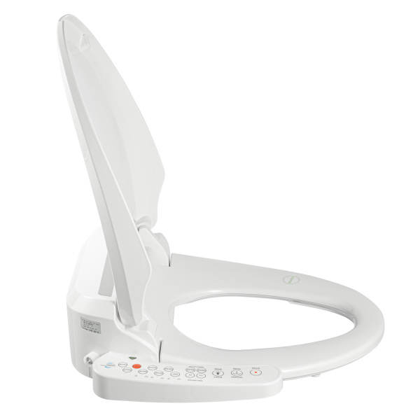 Asiento de inodoro de alta calidad, con forma de D, antibacteriano, asiento eléctrico curvado Asiento de inodoro de alta calidad, con forma de D, antibacteriano, asiento eléctrico curvado