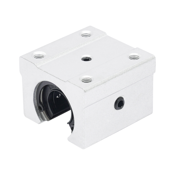 Riel lineal SBR16 1200 mm 2 piezas guía lineal plateada con 4 bloques de rodamientos SBR16UU Riel inoxidable