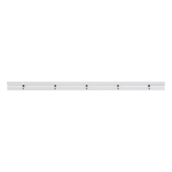 Guía lineal SBR25 1000mm 2 piezas plateadas con 4 piezas de carcasa de rodamiento SBR25UU con orificios pretaladrados Guía lineal SBR25 1000mm 2 piezas plateadas con 4 piezas de carcasa de rodamiento SBR25UU con orificios pretaladrados