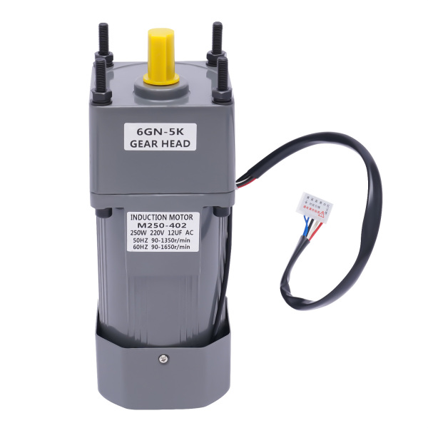 AC Motor de alto par, 250W,  Motor eléctrico monofásico, reversible, con velocidad variable ajustable, 220V, 5K