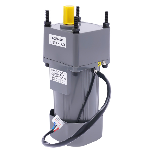 AC Motor de alto par, 250W,  Motor eléctrico monofásico, reversible, con velocidad variable ajustable, 220V, 5K