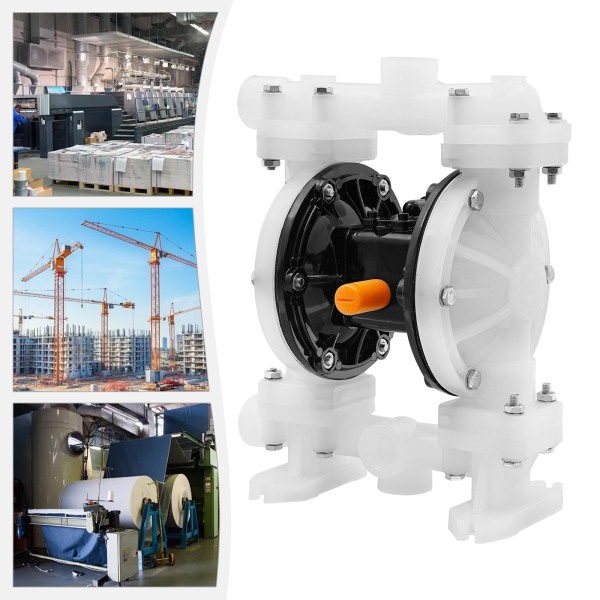 Bomba de diafragma doble, Bomba de diafragma doble accionada por aire para Industria química farmacéutica construcción Bomba de diafragma doble, Bomba de diafragma doble accionada por aire para Industria química farmacéutica construcción
