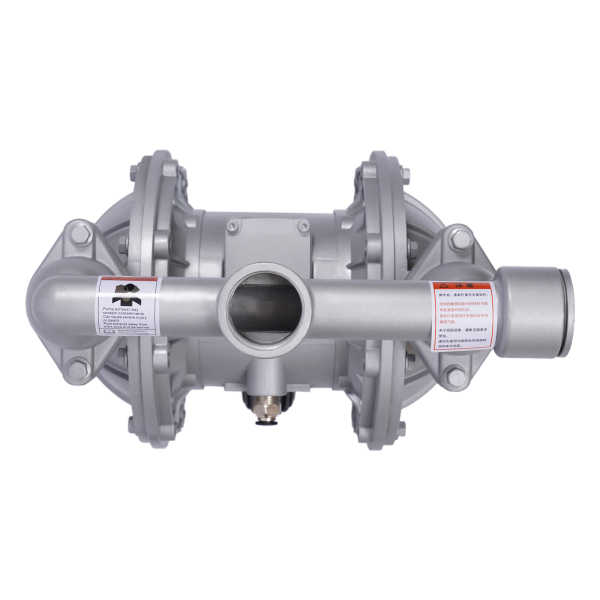 Bomba de diafragma accionada por aire doble Entrada 1/2 pulgada 4 salidas Aleación de aluminio 44 GPM Max 115PSI QBK_40L