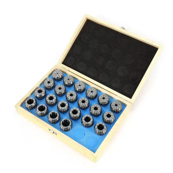 Collet Set de 22 piezas ER40 Ø 4 – 25 mm – Juego de alicates de sujeción para máquina fresadora