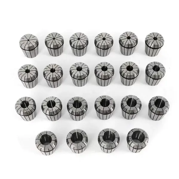 Collet Set de 22 piezas ER40 Ø 4 – 25 mm – Juego de alicates de sujeción para máquina fresadora Collet Set de 22 piezas ER40 Ø 4 – 25 mm – Juego de alicates de sujeción para máquina fresadora