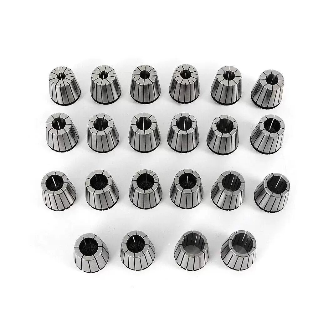 Collet Set de 22 piezas ER40 Ø 4 – 25 mm – Juego de alicates de sujeción para máquina fresadora