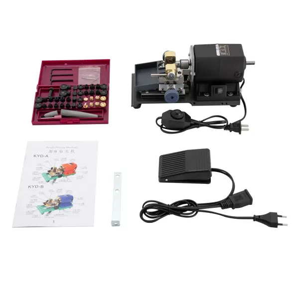 Juego completo de 220 V joyas jade perla sin escalonamiento taladro herramientas, 500-15000rpm Velocidad Ajustable, Perforada Tamaño 4-35mm (negro) Juego completo de 220 V joyas jade perla sin escalonamiento taladro herramientas, 500-15000rpm Velocidad Ajustable, Perforada Tamaño 4-35mm (negro)
