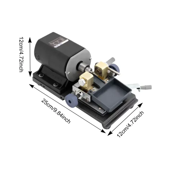 Juego completo de 220 V joyas jade perla sin escalonamiento taladro herramientas, 500-15000rpm Velocidad Ajustable, Perforada Tamaño 4-35mm (negro)