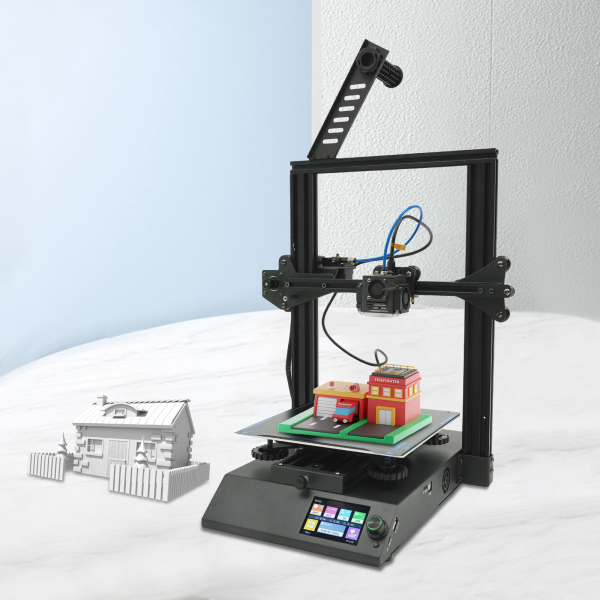 Máquina de impresión 3D, impresora 3D FDM, máquina de impresión 3D de alta precisión, Negro