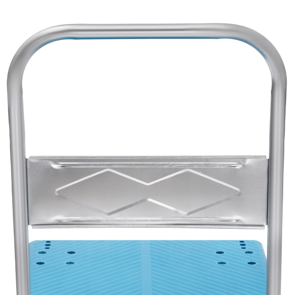 Carro de mano plegable, carro de mano plegable, plegable para ahorrar espacio, Azul, 300kg
