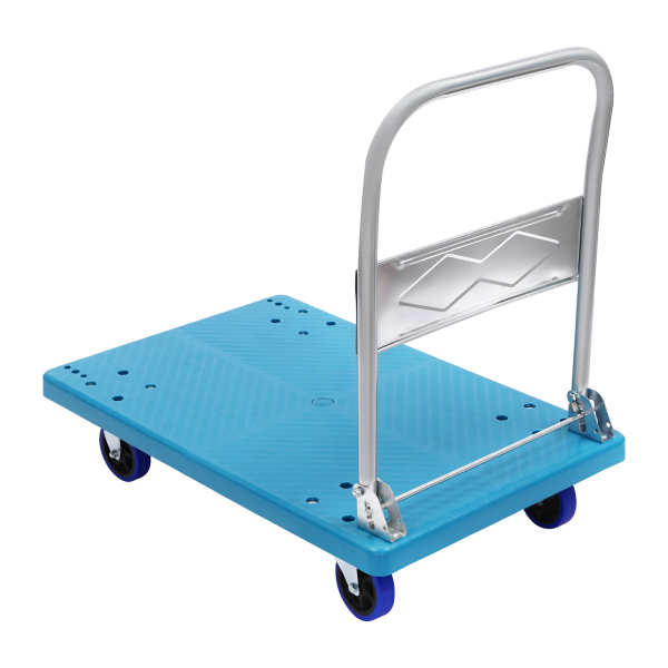 Carro de mano plegable, carro de mano plegable, plegable para ahorrar espacio, Azul, 300kg