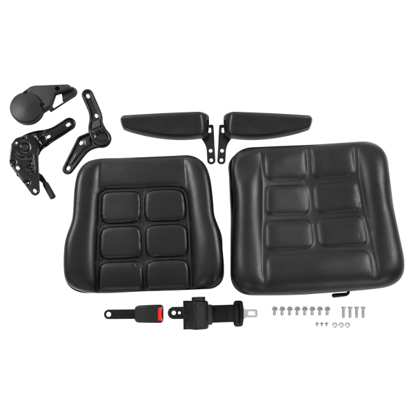 Asiento para carretilla elevadora, asiento para carretilla elevadora con cinturón de seguridad y reposabrazos, asiento para excavadora de tractor