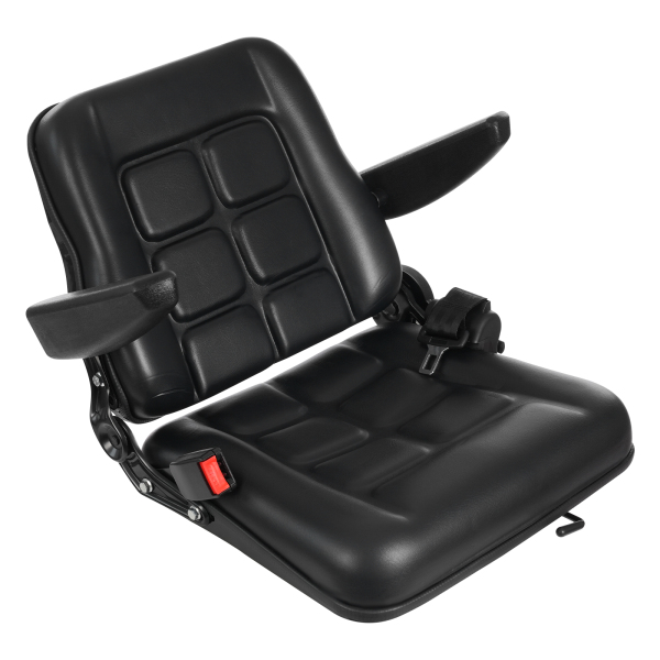 Asiento para carretilla elevadora, asiento para carretilla elevadora con cinturón de seguridad y reposabrazos, asiento para excavadora de tractor