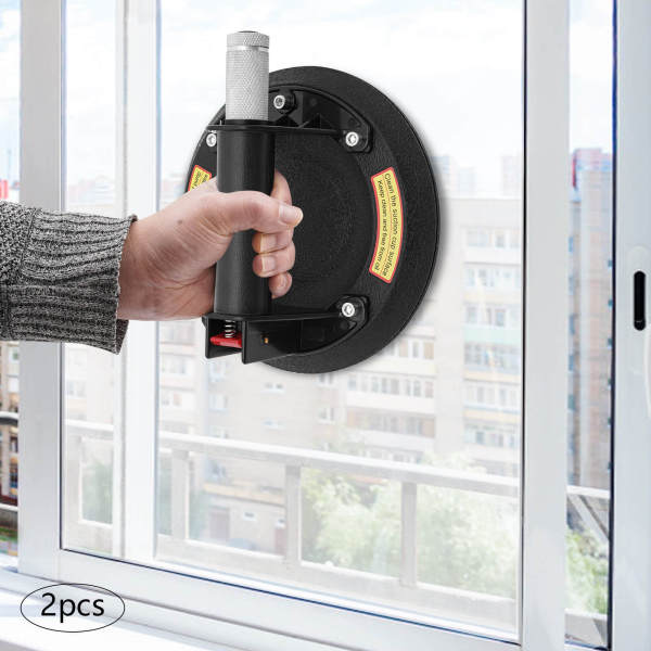 Ventosas eléctricas, ventosas de 8'' para levantar vidrios grandes, ventosa eléctrica al vacío (2 paquetes)