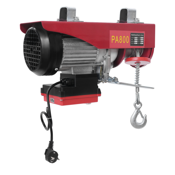 Polipasto eléctrico de cable de acero de 800 kg y 12 m con control remoto inalámbrico, polipasto eléctrico de control inalámbrico, polipasto eléctrico de doble eslinga Polipasto eléctrico de cable de acero de 800 kg y 12 m con control remoto inalámbrico, polipasto eléctrico de control inalámbrico, polipasto eléctrico de doble eslinga