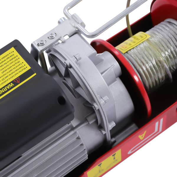 Cabrestante eléctrico de 800 kg, con función de frenado automático, con mando a distancia por cable, de emergencia Cabrestante eléctrico de 800 kg, con función de frenado automático, con mando a distancia por cable, de emergencia