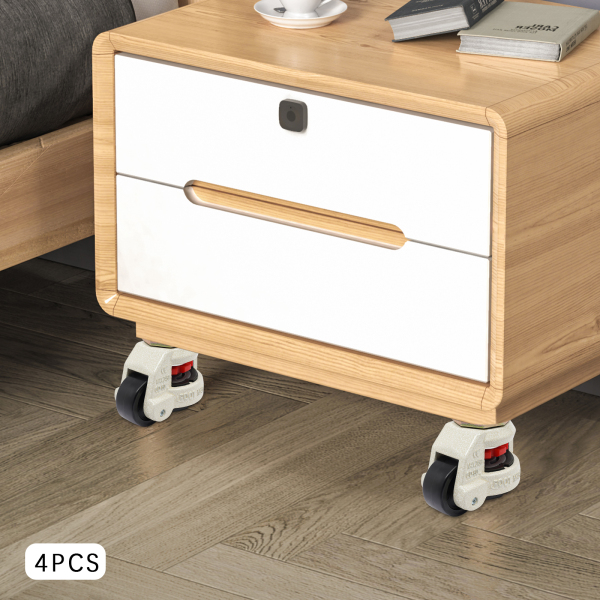 Juego de 4 ruedas giratorias resistentes de carga, máquina retráctil para muebles,garaje, maquinaria pesada Juego de 4 ruedas giratorias resistentes de carga, máquina retráctil para muebles,garaje, maquinaria pesada