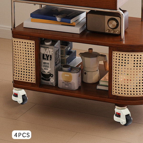 Juego de 4 ruedas giratorias resistentes de carga, máquina retráctil para muebles,garaje, maquinaria pesada Juego de 4 ruedas giratorias resistentes de carga, máquina retráctil para muebles,garaje, maquinaria pesada