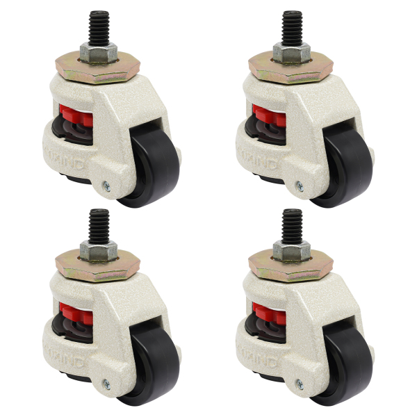 Juego de 4 ruedas giratorias resistentes de carga, máquina retráctil para muebles,garaje, maquinaria pesada Juego de 4 ruedas giratorias resistentes de carga, máquina retráctil para muebles,garaje, maquinaria pesada
