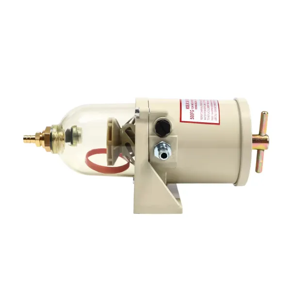 Separador de agua 500FH 500FG Diesel Marine Filtro de combustible aceite separador de agua con anillo de tornillo Aleación de aluminio Caudal 60 GPH