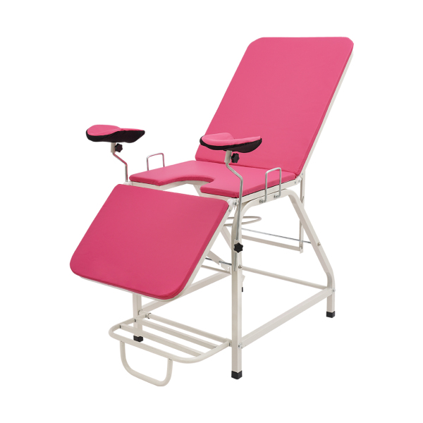 Camilla de reconocimiento y silla de parto para cirugía - rosa