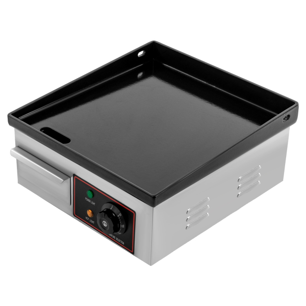 Plancha de asar eléctrica, Plancha de asar eléctrica comercial, 220 V, 1700W, 36*38*19cm, Rango de temperatura: 50-300℃