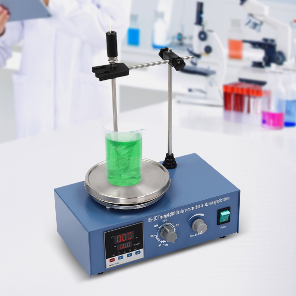 Agitador magnético digital calefactado, Agitador calefactado de laboratorio, Volumen de agitación: Máx. 1000 ml/33,82 oz Agitador magnético digital calefactado, Agitador calefactado de laboratorio, Volumen de agitación: Máx. 1000 ml/33,82 oz
