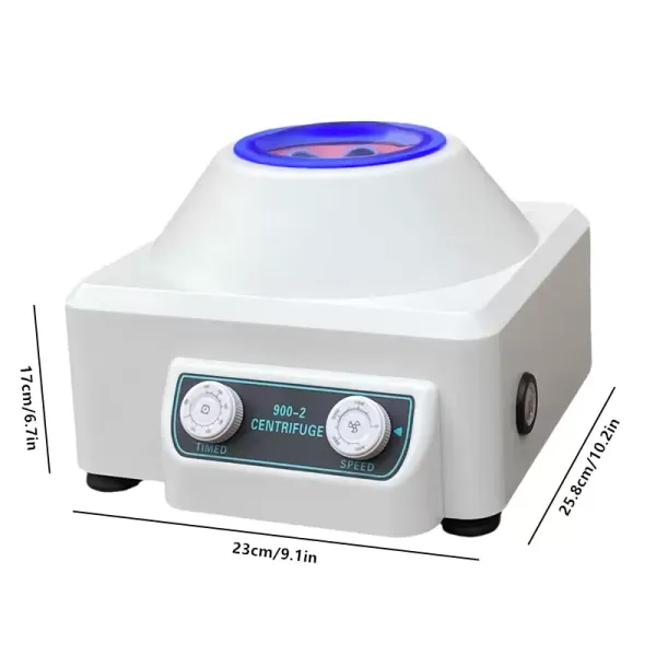 Laboratorio PRP Centrífuga de Mesa Eléctrica，con Gran Capacidad Para Sangre | Suero | Plasma | Grasa, 0-4000rpm, 2086xG, 0-60min Control de Tiempo