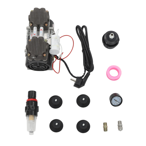 Bomba de vacío sin aceite, sin aceite, de laboratorio, bomba de vacío, kit sin aceite, 200 W, 1450 r/min, 60 l/min Bomba de vacío sin aceite, sin aceite, de laboratorio, bomba de vacío, kit sin aceite, 200 W, 1450 r/min, 60 l/min