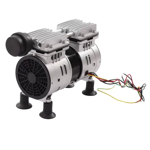 Bomba de vacío de laboratorio médico de 220 V, 550 W, 3,6 CFM, bomba de vacío sin aceite, bomba de vacío de laboratorio industrial sin aceite Bomba de vacío de laboratorio médico de 220 V, 550 W, 3,6 CFM, bomba de vacío sin aceite, bomba de vacío de laboratorio industrial sin aceite