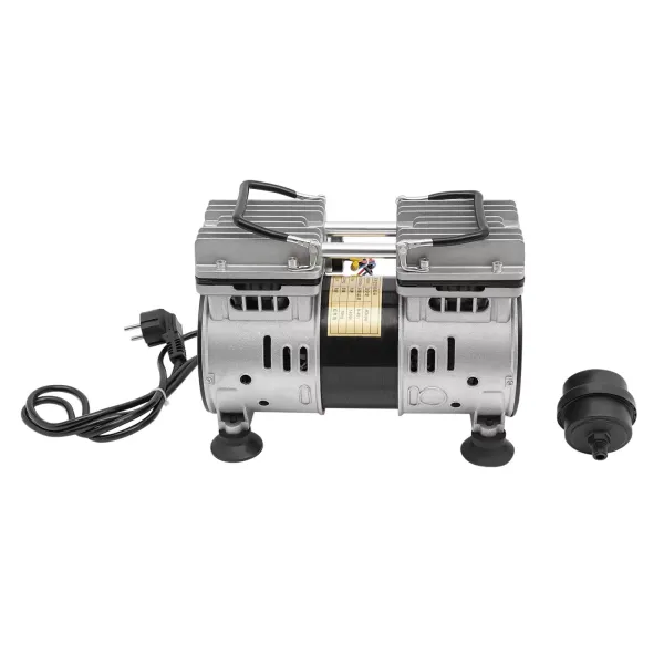 Bomba de vacío, sin aceite, bomba de vacío industrial, 550 W, 1400 rpm, presión máxima: 8 bar, presión máxima: -93 kpa, 27 x 13 x 18,3 cm Bomba de vacío, sin aceite, bomba de vacío industrial, 550 W, 1400 rpm, presión máxima: 8 bar, presión máxima: -93 kpa, 27 x 13 x 18,3 cm