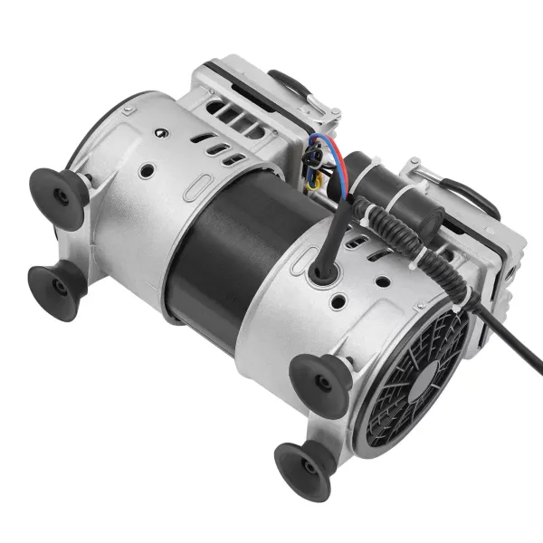 Bomba de vacío, sin aceite, bomba de vacío industrial, 550 W, 1400 rpm, presión máxima: 8 bar, presión máxima: -93 kpa, 27 x 13 x 18,3 cm