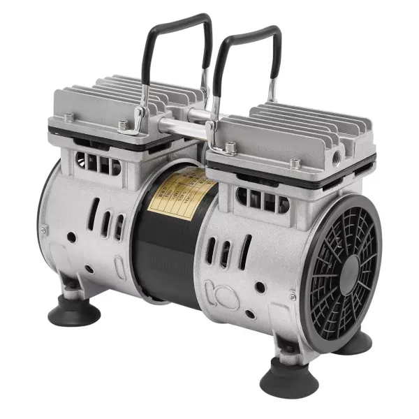 Bomba de vacío, sin aceite, bomba de vacío industrial, 550 W, 1400 rpm, presión máxima: 8 bar, presión máxima: -93 kpa, 27 x 13 x 18,3 cm