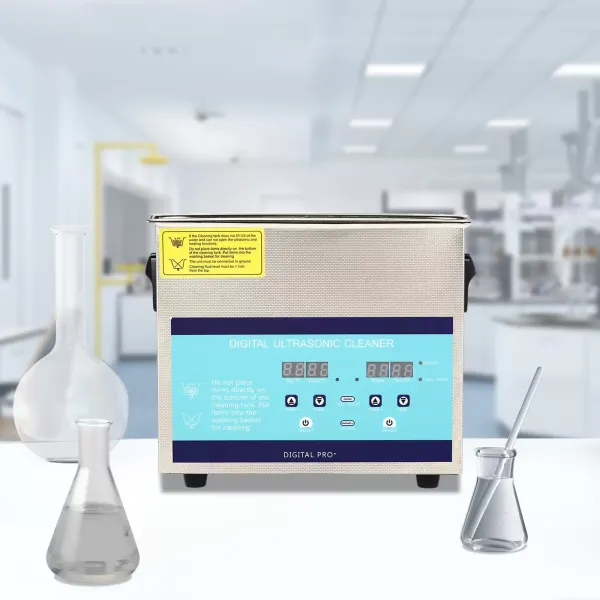Máquina de limpieza por ultrasonidos, Máquina de limpieza por ultrasonidos profesional de acero inoxidable, Limpiador ultrasónico 3.2L 220V