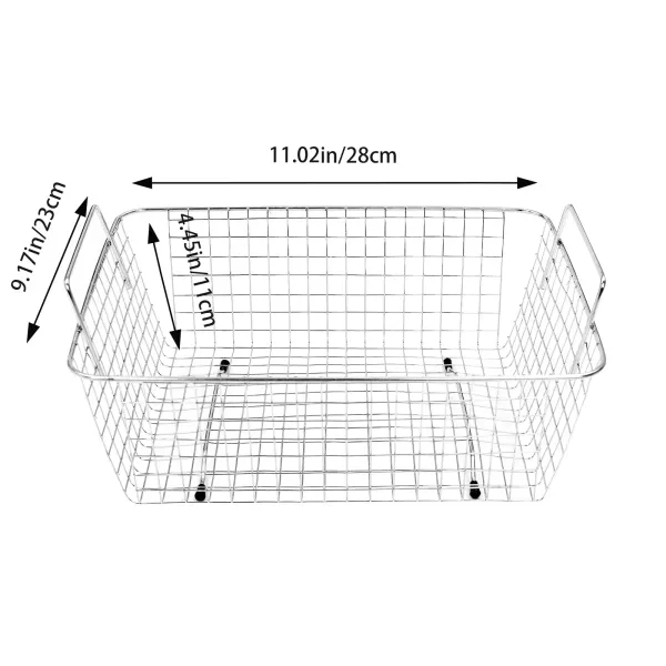 Limpiador ultrasónico profesional con cesta calefactora, temporizador digital, calentador ultrasónico, 10L 220V Limpiador ultrasónico profesional con cesta calefactora, temporizador digital, calentador ultrasónico, 10L 220V