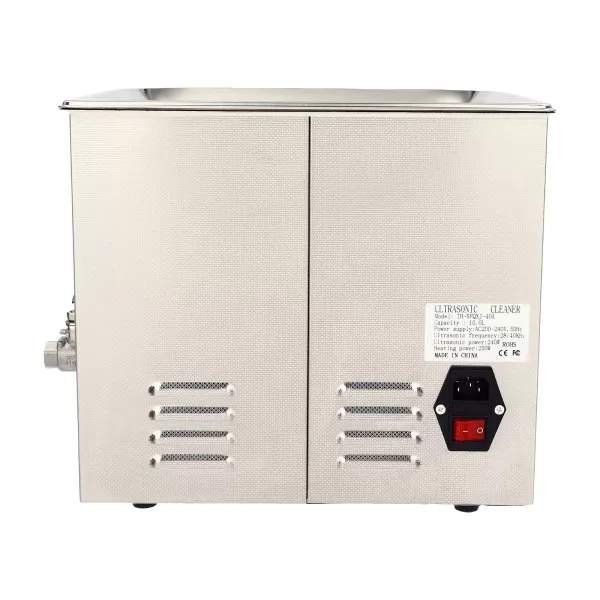 Limpiador ultrasónico profesional con cesta calefactora, temporizador digital, calentador ultrasónico, 10L 220V Limpiador ultrasónico profesional con cesta calefactora, temporizador digital, calentador ultrasónico, 10L 220V