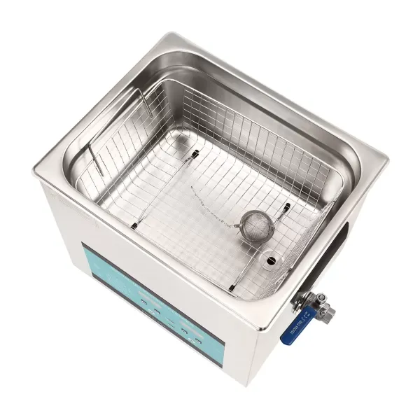 Limpiador ultrasónico profesional con cesta calefactora, temporizador digital, calentador ultrasónico, 10L 220V Limpiador ultrasónico profesional con cesta calefactora, temporizador digital, calentador ultrasónico, 10L 220V