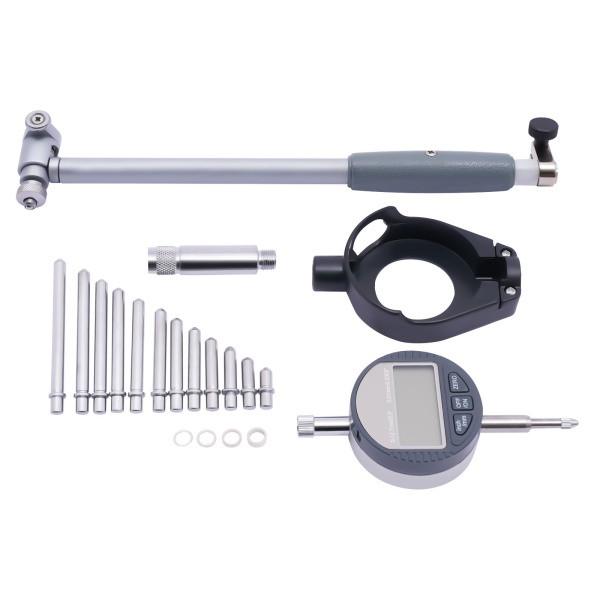 Calibre digital de cuadrante indicador 2"-6"/0,0004" Juego de calibres de cuadrante autocentrante con yunques de carburo Calibre digital de cuadrante indicador 2"-6"/0,0004" Juego de calibres de cuadrante autocentrante con yunques de carburo