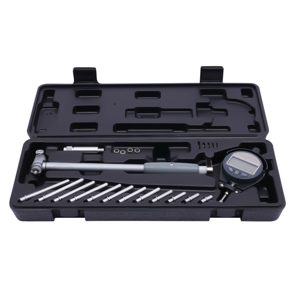 Calibre digital de cuadrante indicador 2"-6"/0,0004" Juego de calibres de cuadrante autocentrante con yunques de carburo