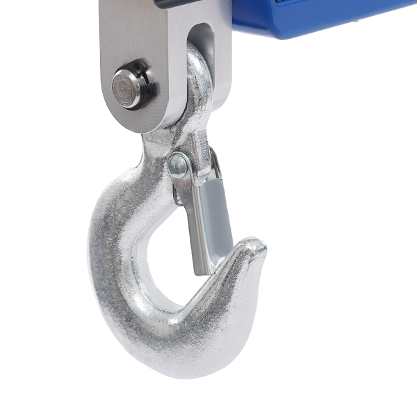 Báscula digital para grúa, Minibáscula portátil, Báscula colgante, capacidad de carga 0,05-500kg, 22*8*5cm, Azul