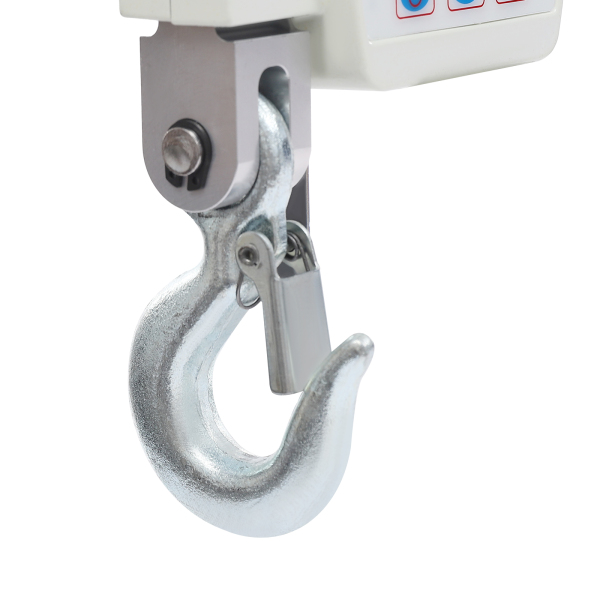 Báscula puente grúa digital, Báscula minigrúa portátil, Báscula colgante capacidad de carga 0,05-500kg, 22*8*5cm, Blanco