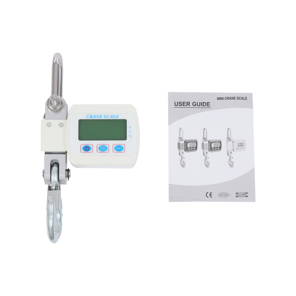 Báscula puente grúa digital, Báscula minigrúa portátil, Báscula colgante capacidad de carga 0,05-500kg, 22*8*5cm, Blanco Báscula puente grúa digital, Báscula minigrúa portátil, Báscula colgante capacidad de carga 0,05-500kg, 22*8*5cm, Blanco