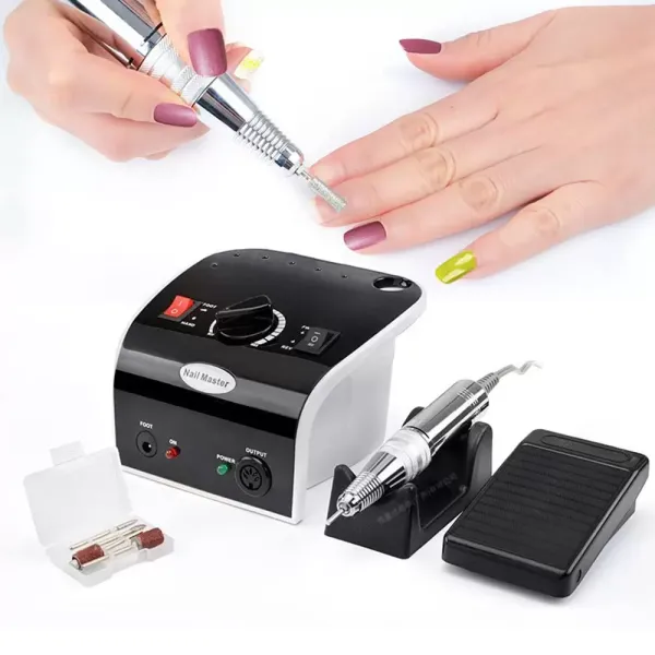 Fresa eléctrica para manicura y pedicura, 35000 rpm, 35 W, para el cuidado de los pies, para el hogar y el salón de uñas