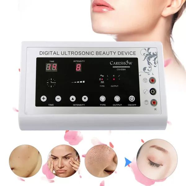 Máquina de Belleza, por ultrasonidos, para el rostro, el cuerpo, la piel, masajeador facial, rejuvenecimiento de la piel