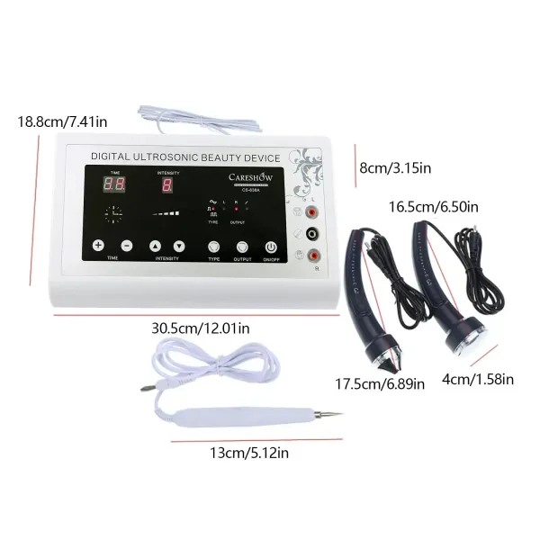 Máquina de Belleza, por ultrasonidos, para el rostro, el cuerpo, la piel, masajeador facial, rejuvenecimiento de la piel