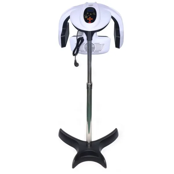 CNCEST 0-60 ℃ - Secador de pelo vertical por infrarrojos, Estilo de salón, Ajustable de Temperatura con Soporte (1500 W)