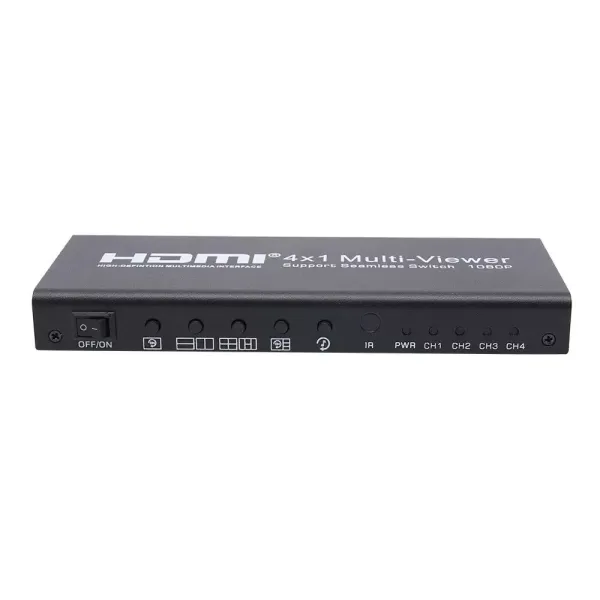 Conmutador HDMI 4 x 1 HDMI Audio Extractor DAC fuente de alimentación adaptador 60Hz & cable de alimentación USB Conmutador HDMI 4 x 1 HDMI Audio Extractor DAC fuente de alimentación adaptador 60Hz & cable de alimentación USB